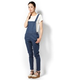 EDIT. FOR LULU | ◇ストレッチデニムサロペット(ワンピース/ドレス)