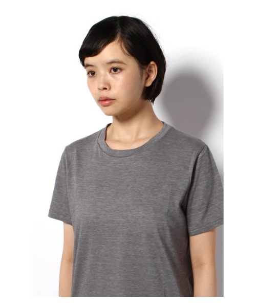 JOURNAL STANDARD(ジャーナルスタンダード)の「MARBLE VINTAGEテンジククルーネックワンピース(ワンピース・レディース・ブラック/グレーA/ネイビー・フリー)」の7枚目の写真