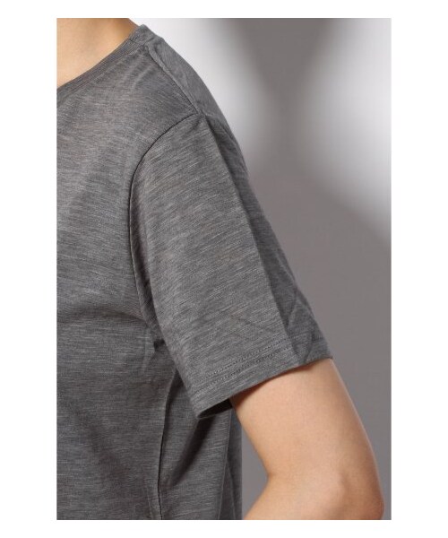 JOURNAL STANDARD(ジャーナルスタンダード)の「MARBLE VINTAGEテンジククルーネックワンピース(ワンピース・レディース・ブラック/グレーA/ネイビー・フリー)」の9枚目の写真