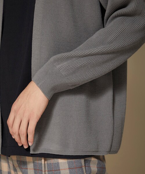 BATONER（バトナー）の「ハードツイストウールカーディガン（）」 - WEAR