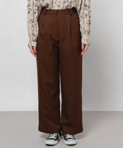 PAGEBOY（ページボーイ）の「【WEB先行予約】ＳＥＴＵＰウールライクタックパンツ【25番色のみWEB限定カラー】（パンツ・レディース・グレージュ/チャコールグレー/【WEB限定カラー】ピンク/ブラウン・S, M）」の18枚目の写真