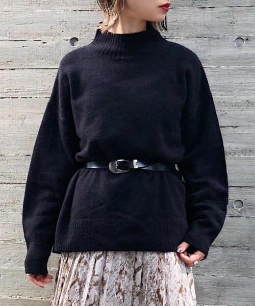 PAGEBOY（ページボーイ）の「【WEB限定アイテム】ウールＭＩＸタートルプルオーバー【先行予約】（トップス・レディース・ホワイト/ブラック/ライトピンク/ベージュ/コバルトブルー/ピスタチオ/グレープ・F）」の14枚目の写真