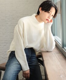 PAGEBOY | 【WEB先行予約】ウールＭＩＸタートルプルオーバー(トップス)