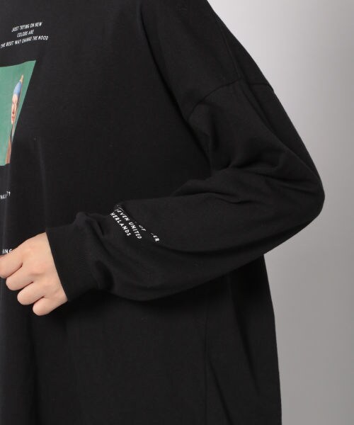 PAGEBOY(ページボーイ)の「【WEB先行予約】フェルメールロンTシャツ(トップス・レディース・ホワイト/ブラック・F)」の11枚目の写真