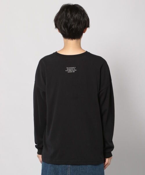 PAGEBOY(ページボーイ)の「【WEB先行予約】フェルメールロンTシャツ(トップス・レディース・ホワイト/ブラック・F)」の7枚目の写真