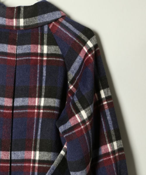 PAGEBOY（ページボーイ）の「【WEB先行予約】ＢＩＧチェックステンカラーコート（ジャケット/アウター・レディース・ブラック/ダークブラウン/ネイビー・F）」の19枚目の写真