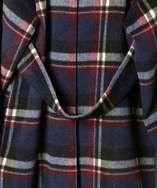 PAGEBOY（ページボーイ）の「【WEB先行予約】ＢＩＧチェックステンカラーコート（ジャケット/アウター・レディース・ブラック/ダークブラウン/ネイビー・F）」の20枚目の写真