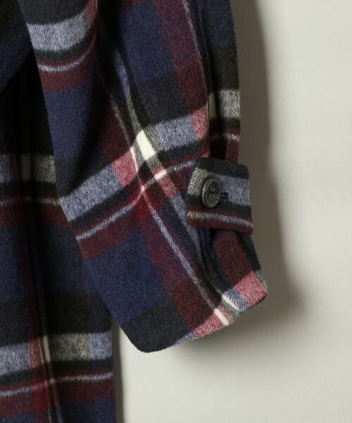 PAGEBOY（ページボーイ）の「【WEB先行予約】ＢＩＧチェックステンカラーコート（ジャケット/アウター・レディース・ブラック/ダークブラウン/ネイビー・F）」の21枚目の写真