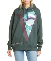 Undercover x Valentino V-Face UFO Print Hoodie - スウェット