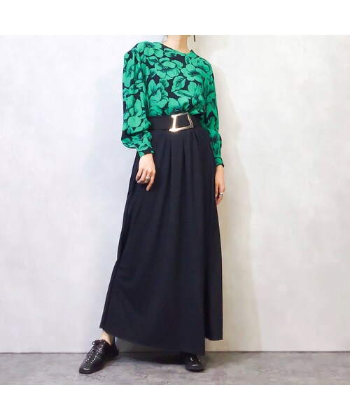 USED(ユーズド)の「JONES NEW YORK flower shirt-542-9(シャツ/ブラウス・レディース・その他)」の2枚目の写真