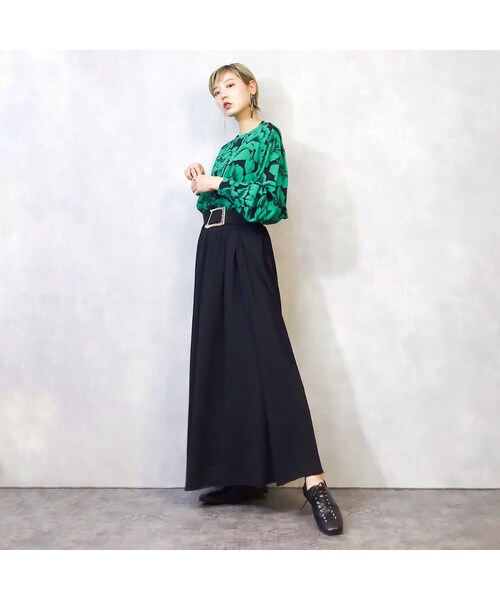 USED(ユーズド)の「JONES NEW YORK flower shirt-542-9(シャツ/ブラウス・レディース・その他)」の1枚目の写真