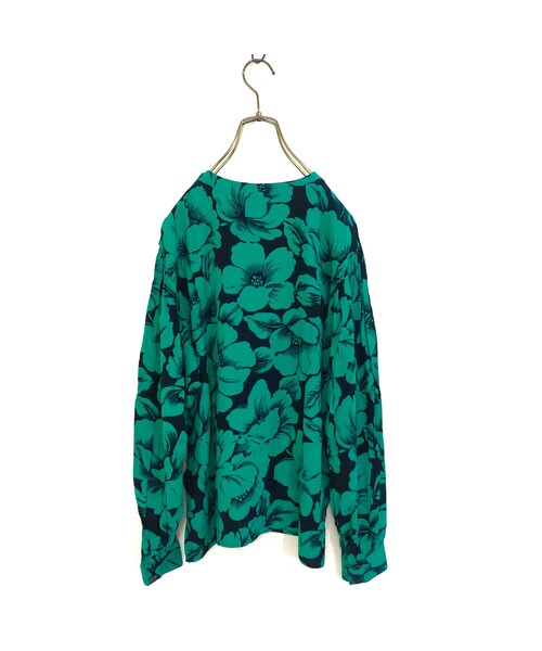 USED(ユーズド)の「JONES NEW YORK flower shirt-542-9(シャツ/ブラウス・レディース・その他)」の5枚目の写真