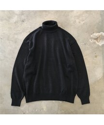 crepuscule | crepuscule "turtle neck" / クレプスキュール "タートルネック" （チャコールグレー）(ニット/セーター)