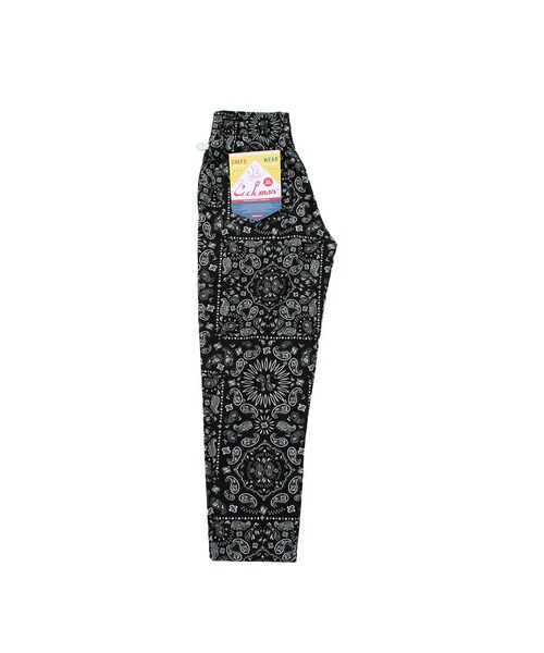 COOKMAN(クックマン)の「COOKMAN - Chef Pants 「Paisley」 Black(チノパンツ・メンズ・その他)」の2枚目の写真