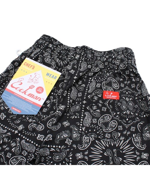COOKMAN(クックマン)の「COOKMAN - Chef Pants 「Paisley」 Black(チノパンツ・メンズ・その他)」の8枚目の写真