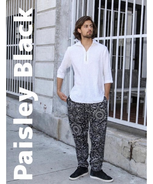 COOKMAN(クックマン)の「COOKMAN - Chef Pants 「Paisley」 Black(チノパンツ・メンズ・その他)」の12枚目の写真