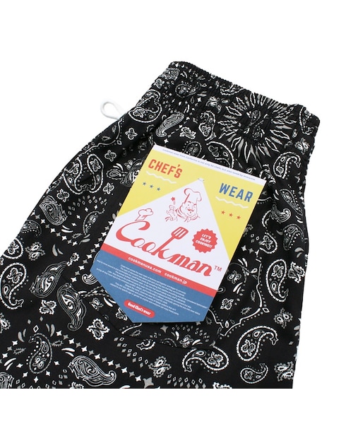 COOKMAN(クックマン)の「COOKMAN - Chef Pants 「Paisley」 Black(チノパンツ・メンズ・その他)」の6枚目の写真