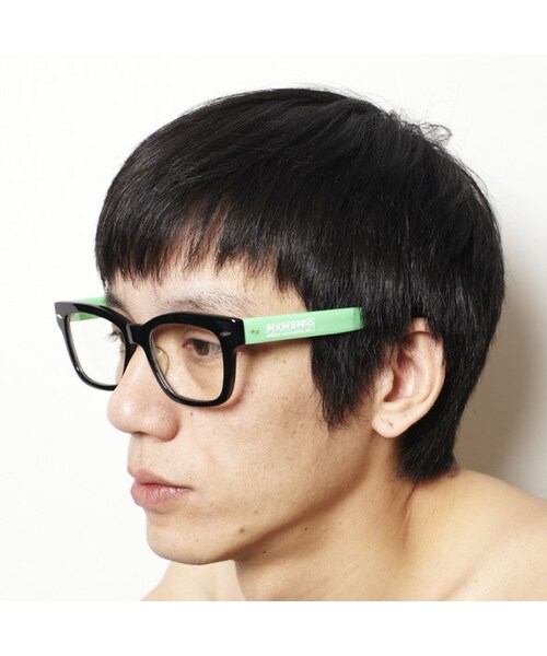 RSD（ローランドサンズデザイン）の「ROTAR x MxMxM 「MYメガネ」（その他・メンズ・BLK x blk/BLK x grn/BLK x pnk・F）」の2枚目の写真