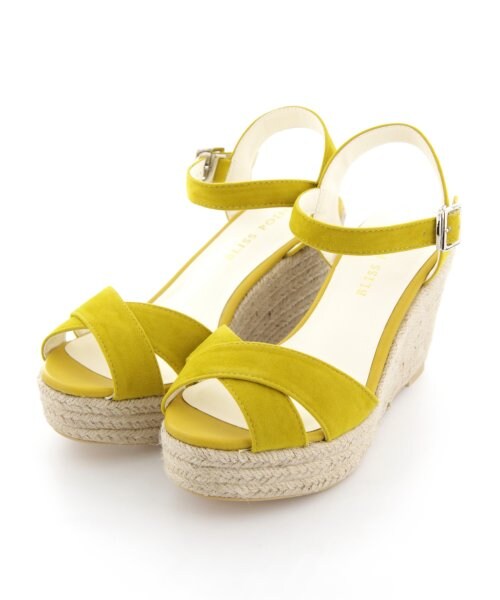 BLISS POINT Womens（ブリスポイント ウイメンズ）の「シンプルウエッジサンダル2（シューズ・レディース・ホワイト/ブラック/ベージュ/レオパード/イエロー/ブルー・S(22～22.5cm)/M(23～23.5cm)/L(24～24.5cm)）」の5枚目の写真