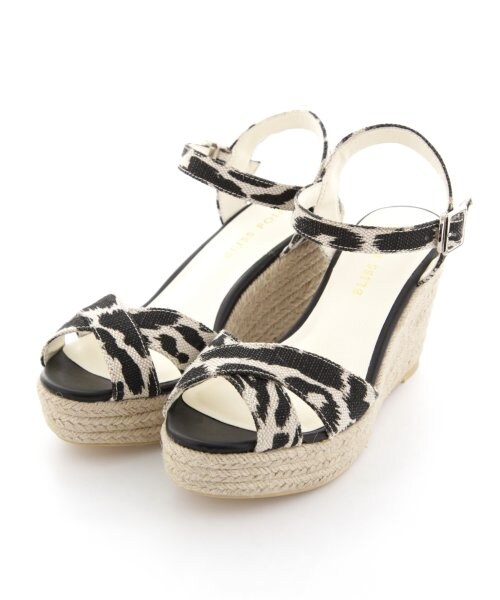 BLISS POINT Womens（ブリスポイント ウイメンズ）の「シンプルウエッジサンダル2（シューズ・レディース・ホワイト/ブラック/ベージュ/レオパード/イエロー/ブルー・S(22～22.5cm)/M(23～23.5cm)/L(24～24.5cm)）」の6枚目の写真