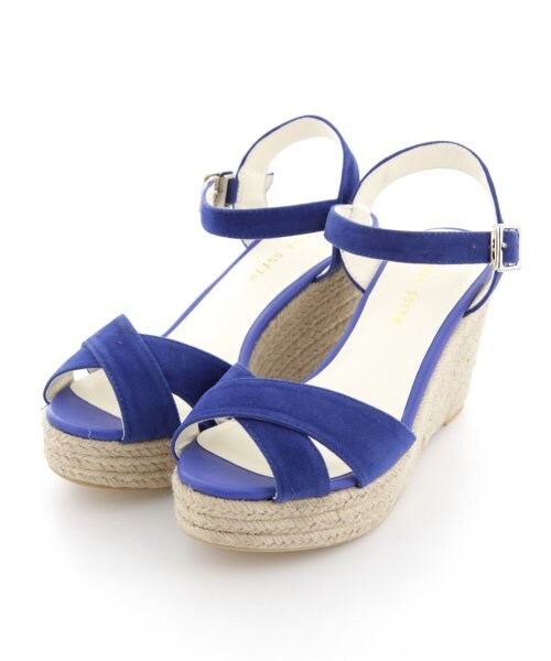 BLISS POINT Womens（ブリスポイント ウイメンズ）の「シンプルウエッジサンダル2（シューズ・レディース・ホワイト/ブラック/ベージュ/レオパード/イエロー/ブルー・S(22～22.5cm)/M(23～23.5cm)/L(24～24.5cm)）」の4枚目の写真