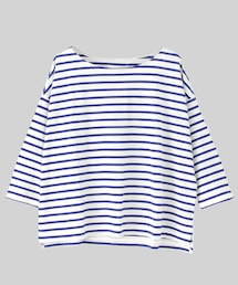 URBAN RESEARCH DOORS | 7分丈ルーズショルダーボーダーカットソー(トップス)