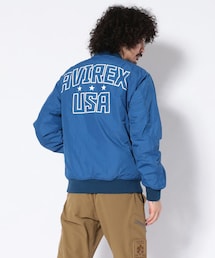 AVIREX | サーモナイロンスタジアムジャケット/THERMO NYLON STADIUM JACKET(ジャケット/アウター)