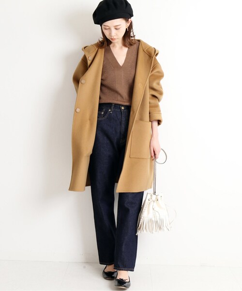 IENA（イエナ）の「コート・ブルゾン(IENA)（ジャケット/アウター・ベージュ/36/在庫あり/38）」の3枚目の写真