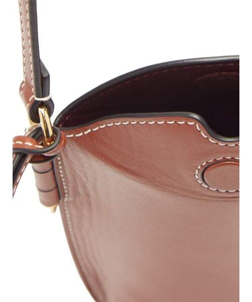 LOEWE（ロエベ）の「Loewe - Gate Mini Leather Cross Body Bag - Womens - Brown（ショルダーバッグ・レディース・Brown・One Size）」の3枚目の写真