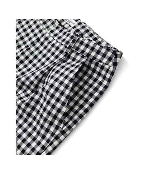 URBAN RESEARCH（アーバンリサーチ）の「ギンガムタックテーパードパンツ（パンツ・レディース・BLK×WHT・36/38）」の11枚目の写真