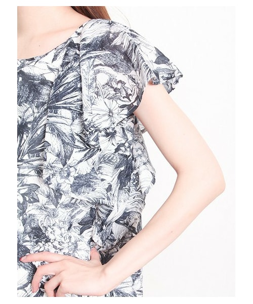 YECCA VECCA】 (F) ボタニカル ワンピース レディース（YECCA VECCA  