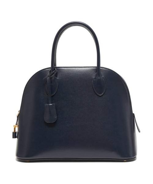 THE ROW(ザロウ)の「The Row - Lady Bag Leather Handbag - Womens - Navy(トートバッグ・レディース・Blue・One Size)」の1枚目の写真