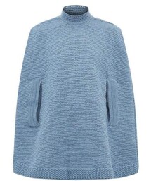 Marc Jacobs - Wool And Cashmere Knitted Cape - Womens - Navy