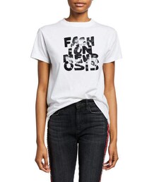 BELLA FREUD | Bella Freud Fashion Neurosis Graphic T-Shirt (Tシャツ/カットソー)