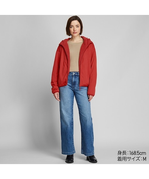 UNIQLO（ユニクロ）の「ストレッチボアフリースフルジップパーカ（長袖