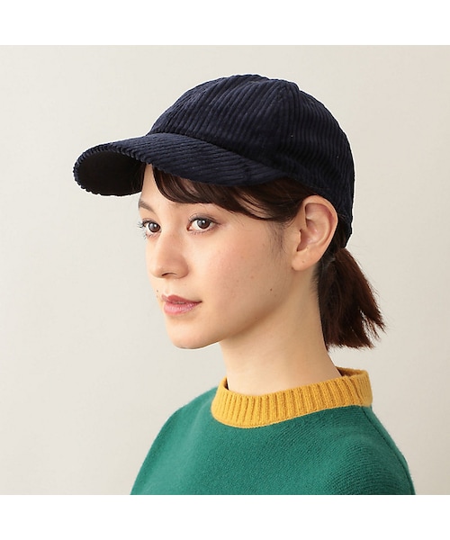NO MAKEUP DAY” cap moose's キャップ ネイビー moose's NO MAKEUP DAY
