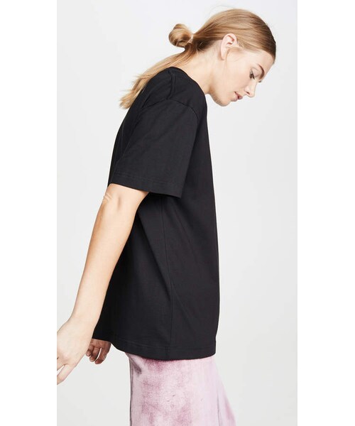 alexanderwang ミニ丈半袖Tシャツ Alexander Wang - アレキサンダーワン ミニロゴプリントTシャツ
