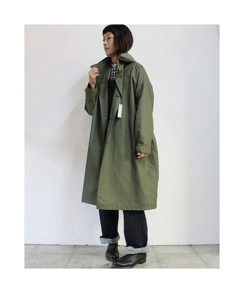 TRAVAIL MANUEL モッズコート Mサイズ オリーブ TRAVAIL MANUEL（トラバイユマニュアル）の「**2020a/w分到着