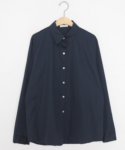 DHOLIC（ディーホリック）の「コットンシャツ（シャツ/ブラウス・レディース・ベージュ/ブラウン/ホワイト/ブルー・FREE）」の4枚目の写真