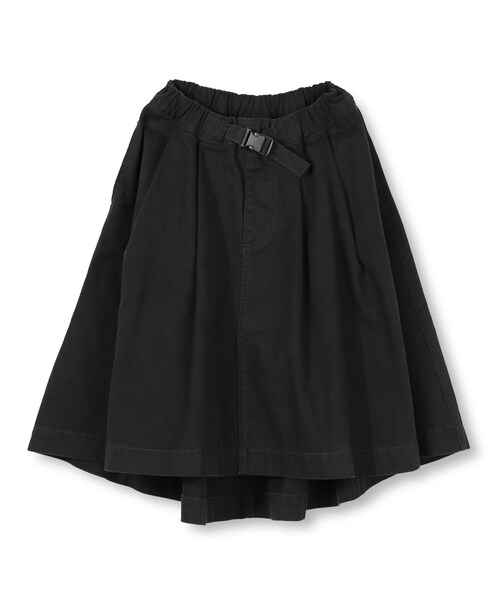 BRANSHES（ブランシェス）の「タックフレアスカート（スカート・キッズ・ベージュ/ブラック・M～XL）」の2枚目の写真