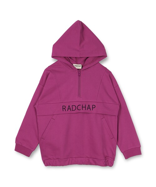 RADCHAP（ラッドチャップ）の「アノラック風トレーナー（パーカー・キッズ・ブルー/ボルトピンク/ピンク・90cm～150cm/90cm～140cm）」の2枚目の写真