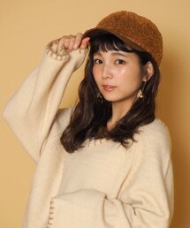 Crisp | ボアコンビキャップ(キャップ)