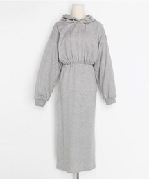 DHOLIC | フードスウェットワンピース(ワンピース)