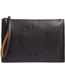Stella McCartney Pochette Faux Leather Zip Pouch