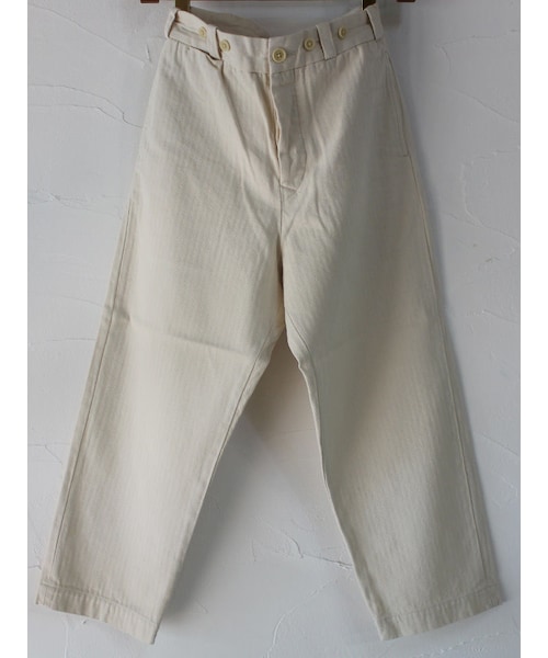 Nigel Cabourn WOMAN　ヘリンボーンクロップトパンツ　36 Nigel Cabourn WOMAN ヘリンボーンクロップトパンツ 36 Nigel