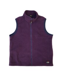 Made in USA / 90s L.L.Bean / Fleece Vest / Dark Purple / Used