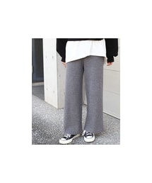 Auntie Rosa Holiday | 【Holiday】リブニットパンツ(その他パンツ)