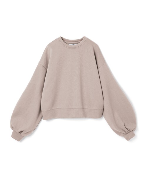 GRL（グレイル）の「裏毛ボリュームスリーブスエット（スウェット・レディース・オフホワイト/カーキ/ベージュ/ブラック・F）」の3枚目の写真