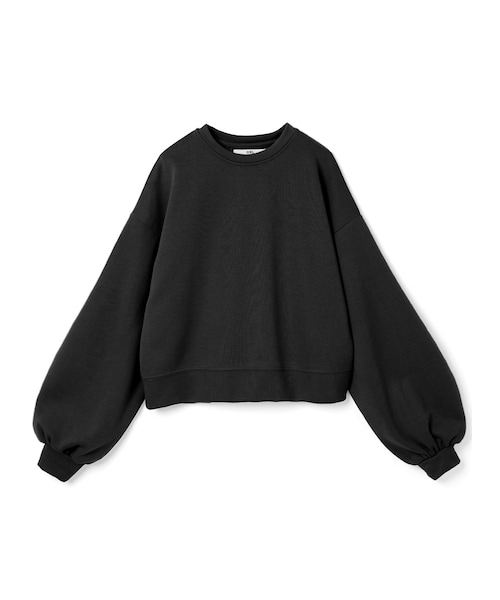 GRL（グレイル）の「裏毛ボリュームスリーブスエット（スウェット・レディース・オフホワイト/カーキ/ベージュ/ブラック・F）」の2枚目の写真