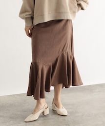 OZOC | [洗える]小花ジャカードフレアスカート(スカート)